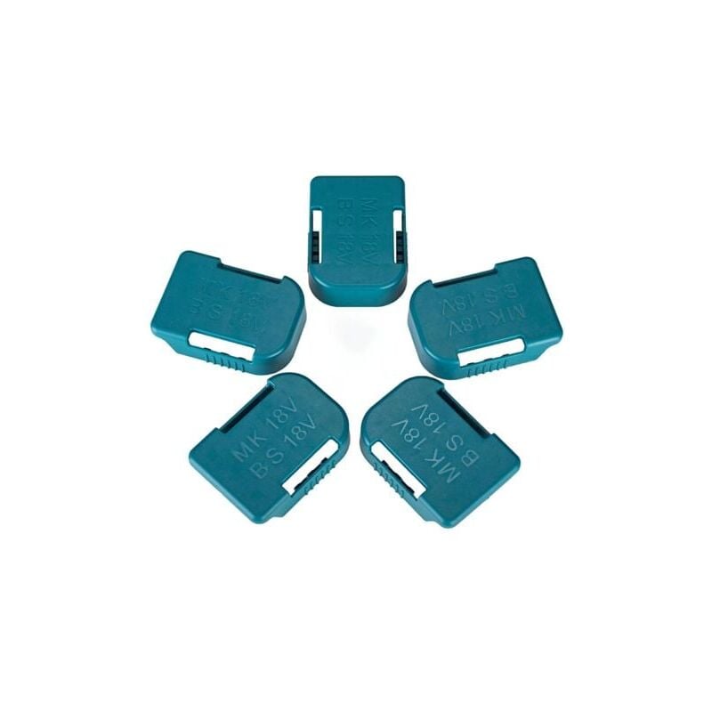 foto del prodotto supporto per batteria aiperq da 5 pezzi per batteria makita da 18 v, compatibile anche con il supporto per batteria bosch da 18 v, compatibile con le