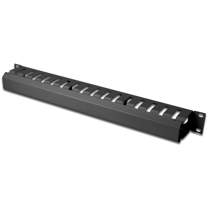 foto del prodotto supporto per cavi digitus 1u con coperchio anteriore rimovibile, dn 97617