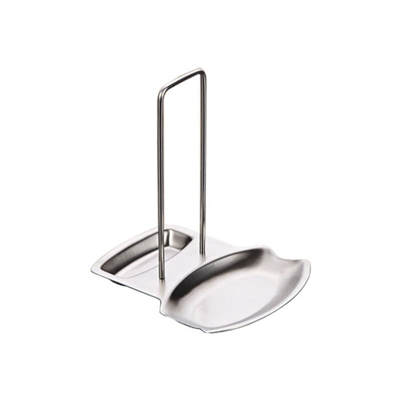 foto del prodotto supporto per coperchio, poggia cucchiaio, coltelli, cucchiai, forchette, spatola, poggia posate in acciaio inox, supporto per coperchio, utensili da
