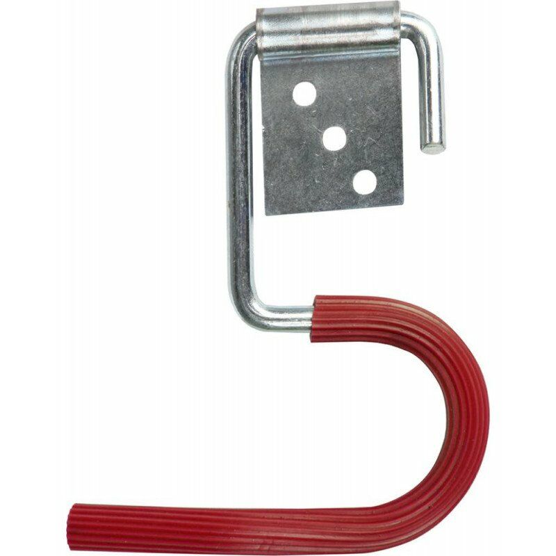 foto del prodotto supporto per dispositivo zincato a forma di s, coperta con pvc