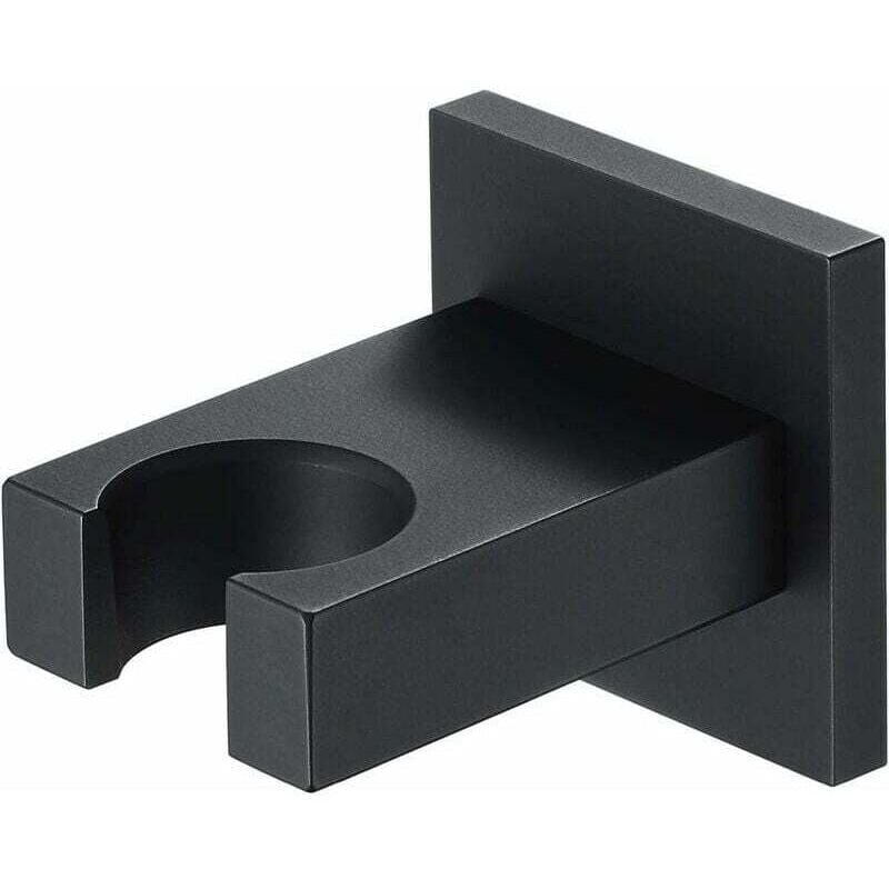 foto del prodotto supporto per doccia nero supporto per doccia in ottone supporto per doccia quadrato a parete supporto per doccia