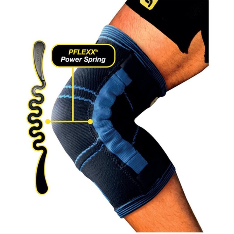 foto del prodotto supporto per ginocchio banda elastica power knee aiuta il sollievo varie misure - xxl - trade shop traesio