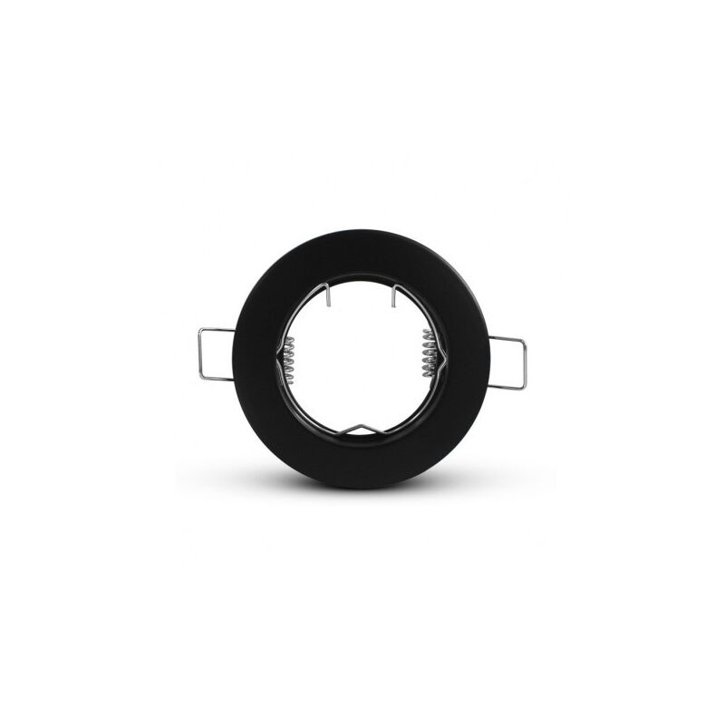 foto del prodotto supporto per il soffitto rotondo nero 78 mm