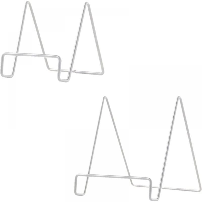 foto del prodotto supporto per libri in metallo, 2 pezzi supporto per libri da cucina semplice supporto per lettura supporto per cornice decorativa supporto per