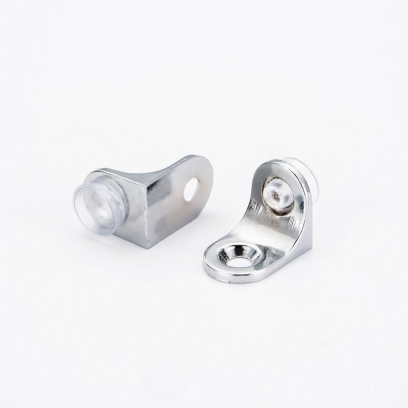 foto del prodotto supporto per mensole fissaggio invisibile per mobili in vetro, perni per mensole con staffe di copertura antiscivolo, 12 pezzi