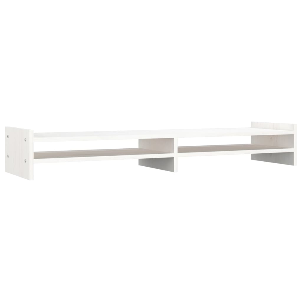 foto del prodotto supporto per monitor 100 x 27 x 15 cm legno massello di pino bianco 02 0004427