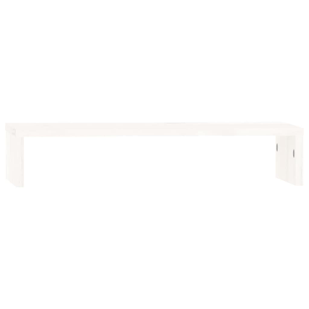 foto del prodotto supporto per monitor 50 x 27 x 10 cm legno massello di pino bianco 02 0021130