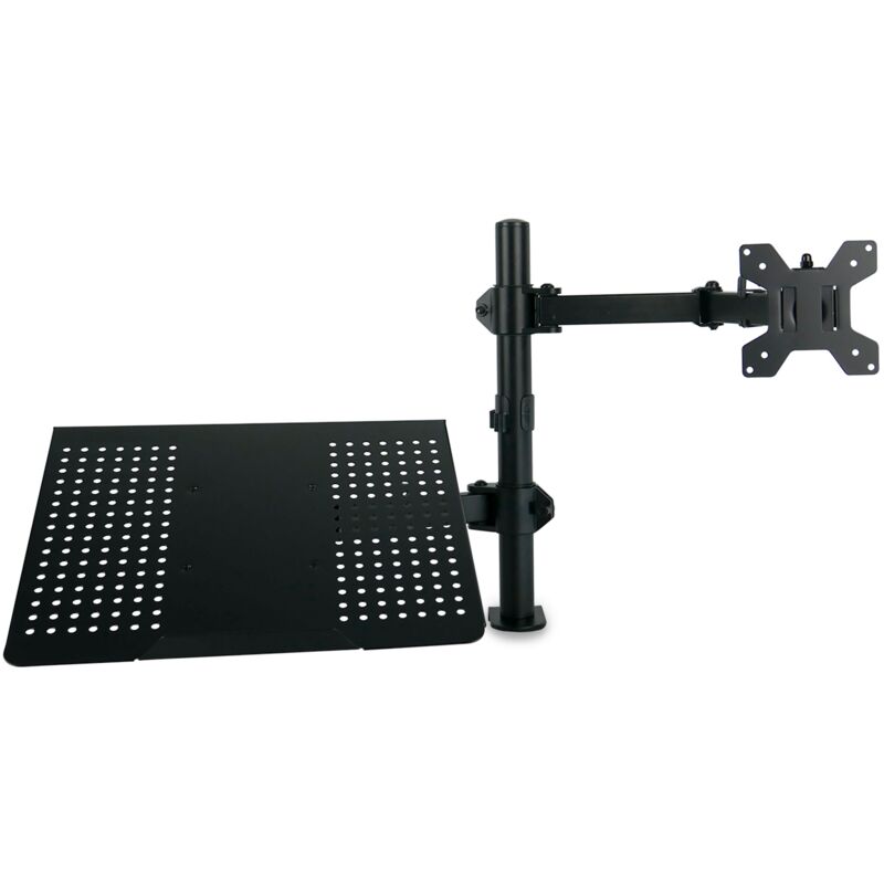 foto del prodotto supporto per monitor e laptop, solido e comodo, supporto per laptop solidhand lm01