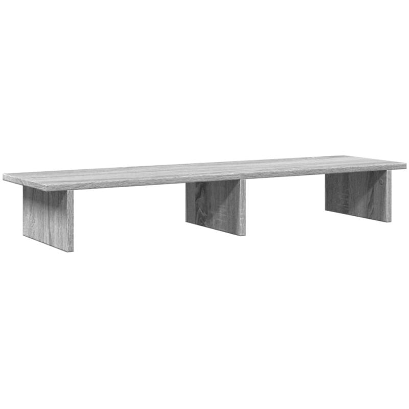 foto del prodotto supporto per monitor grigio sonoma 100x27x15 cm in truciolato vidaxl