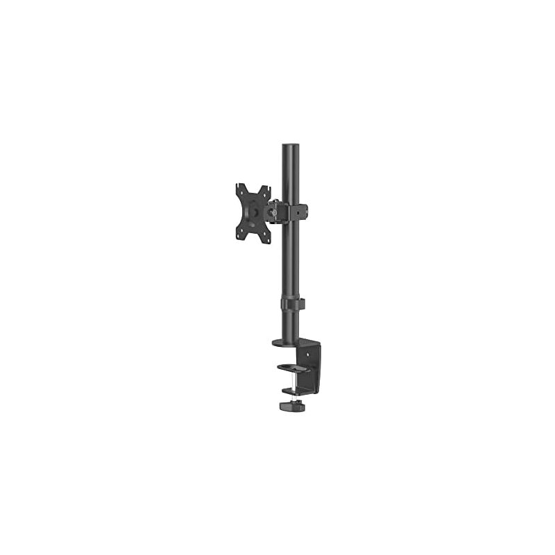 foto del prodotto supporto per monitorda 13 a 32 compatibile con gli standard vesa 75x75 100x100, inclinazione 45 45 , twist 180 , fino a 10 kg , colore nero