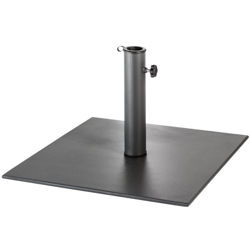 foto del prodotto supporto per ombrellone quadrato antracite da 20 kg in calcestruzzo hesp ride