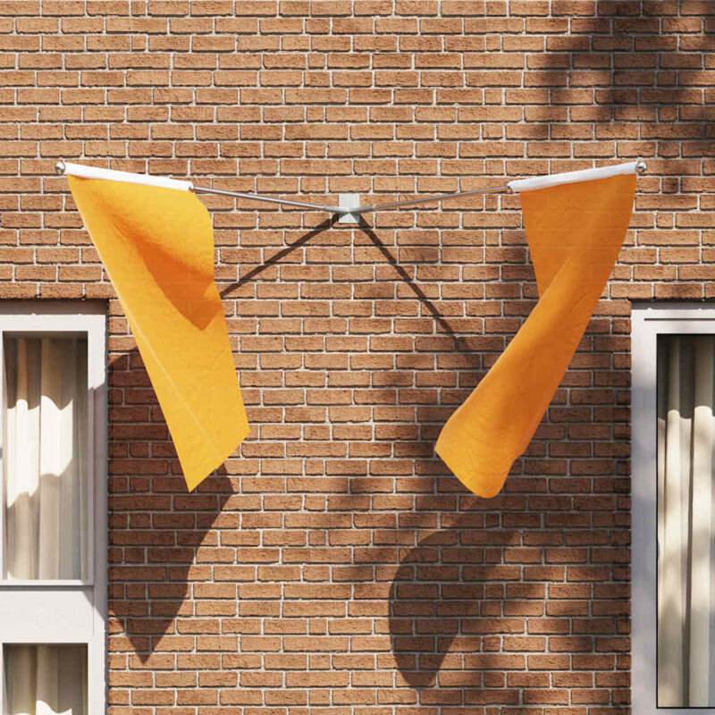 foto del prodotto supporto per palo della bandiera argento 11.5 x 7.5 cm acciaio - vidaxl