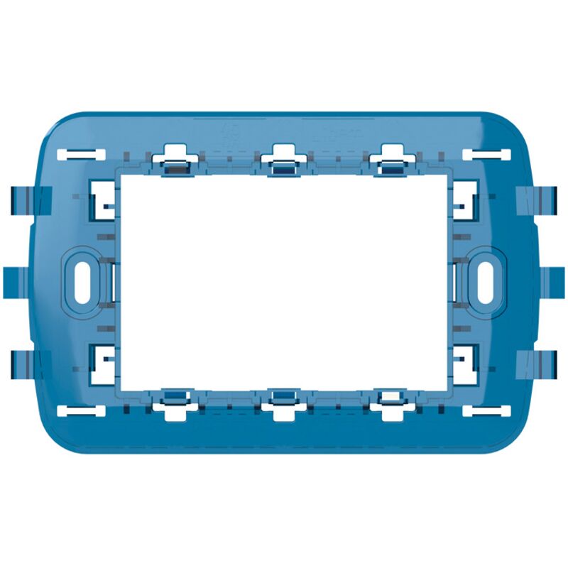 foto del prodotto supporto per placca a 3 moduli, serie b, compatibile bticino e vimar 4box libero 4b.bv.3m