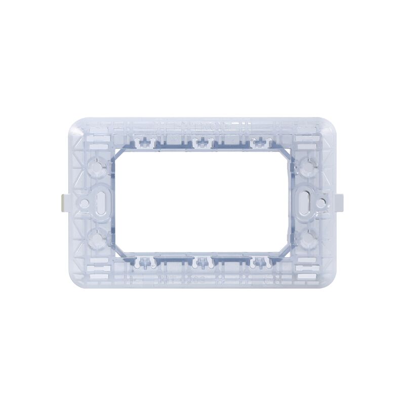 foto del prodotto supporto per placca a 3 moduli, serie solar, compatibile con serie bticino matix ettroit mt0203