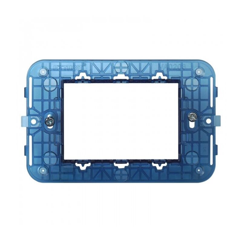 foto del prodotto supporto per placca a 3 moduli, serie venus, compatibile con serie vimar ark ettroit va0203