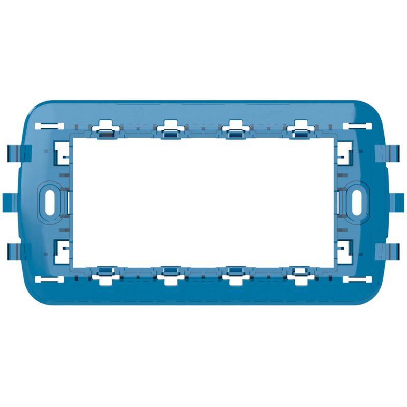 foto del prodotto supporto per placca a 4 moduli, serie b, compatibile bticino e vimar 4box libero 4b.bv.4m