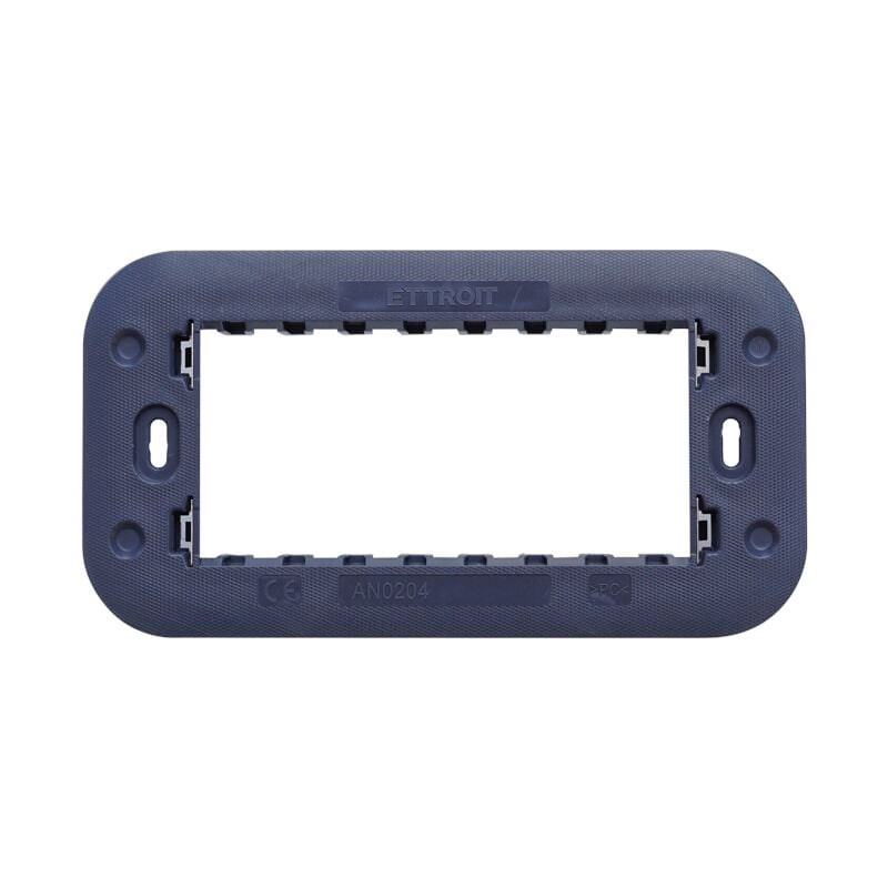 foto del prodotto supporto per placca a 4 moduli, serie moon, compatibile con serie bticino axolute ettroit an0204