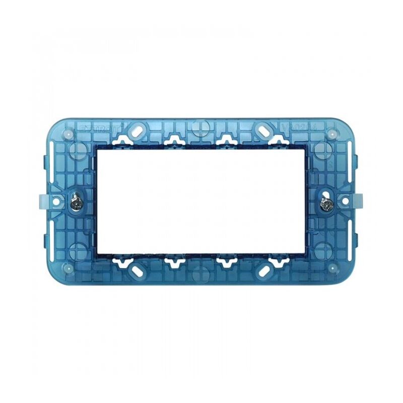 foto del prodotto supporto per placca a 4 moduli, serie venus, compatibile con serie vimar ark ettroit va0204