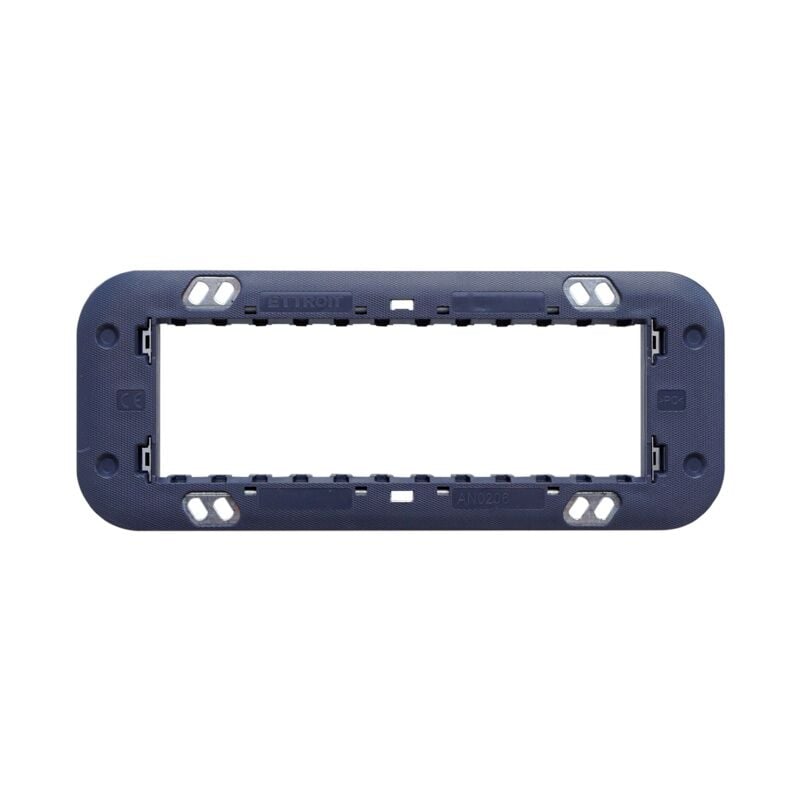 foto del prodotto supporto per placca a 6 moduli, serie moon, compatibile con serie bticino axolute ettroit an0206