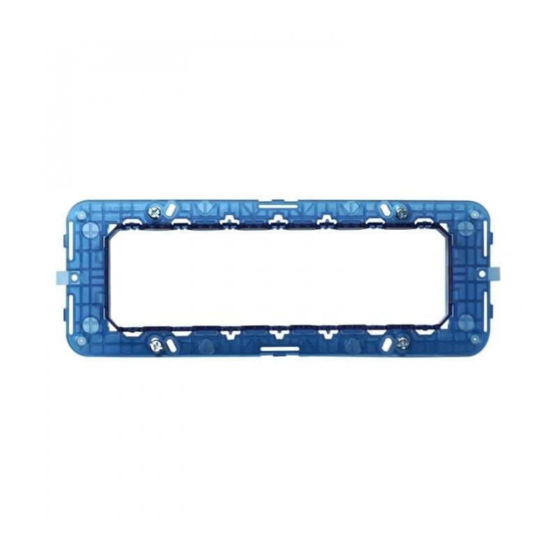 foto del prodotto supporto per placca a 6 moduli, serie venus, compatibile con serie vimar ark ettroit va0207