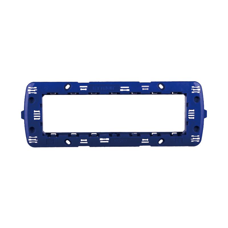 foto del prodotto supporto per placca a 7 moduli, serie space, compatibile con serie bticino living ettroit ln0207