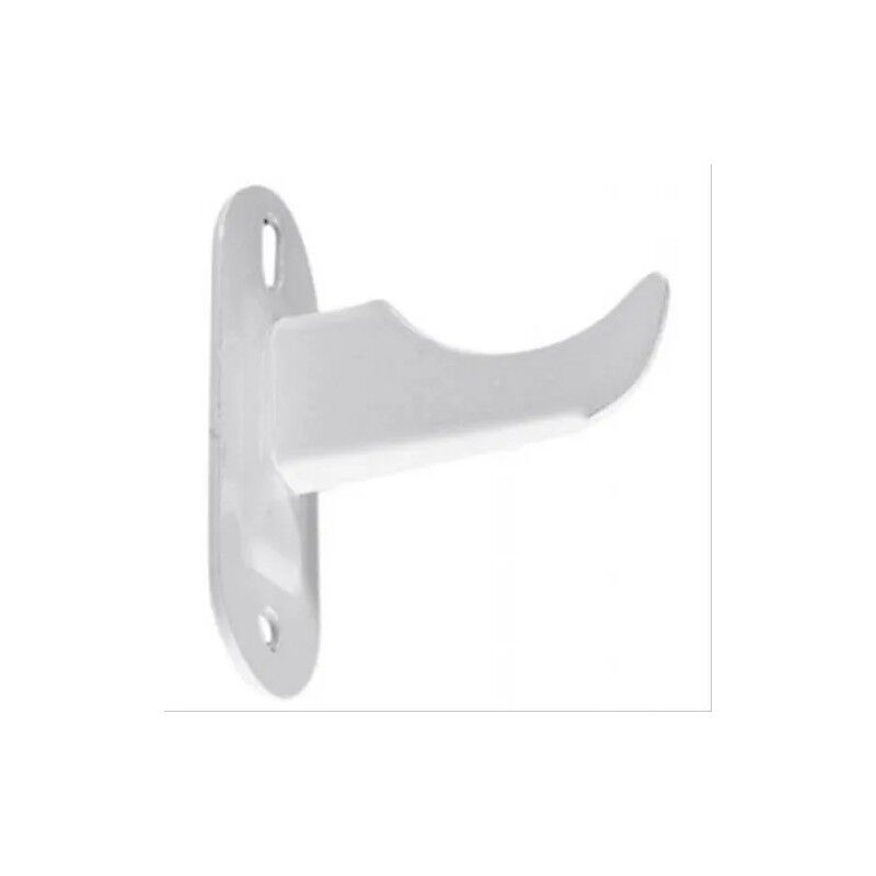 foto del prodotto supporto per radiatore, in ghisa, a tenda, 90 mm, da avvitare, bianco epossidico