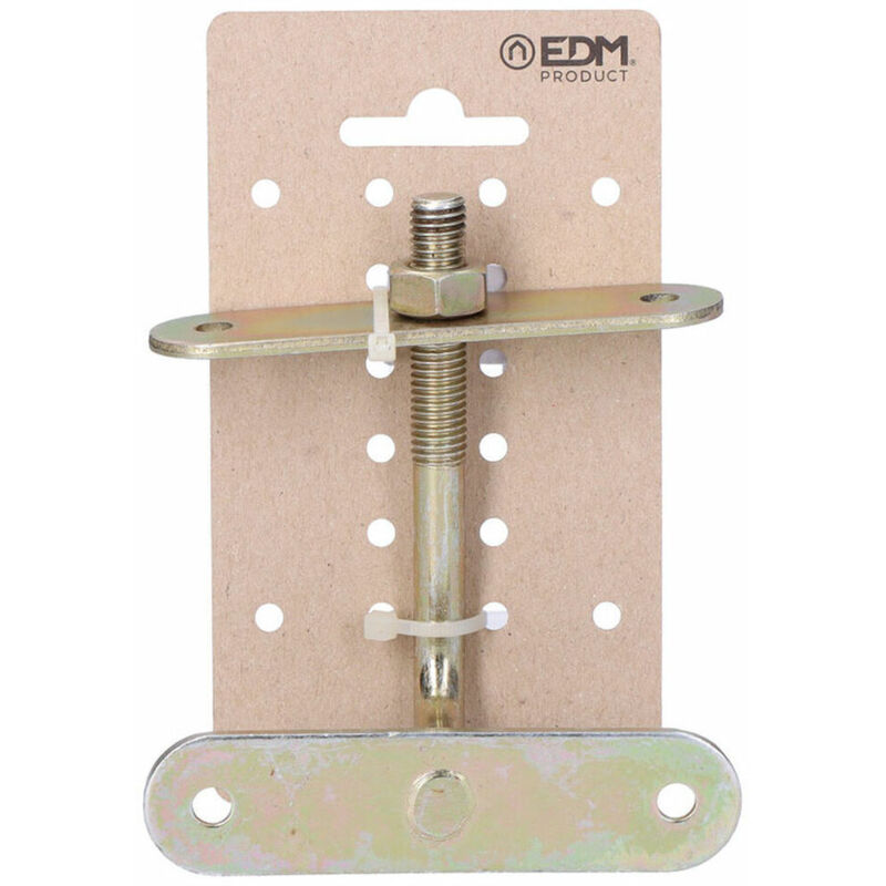 foto del prodotto supporto per ringhiera edm 85581 basic dorato acciaio ferro regolabile