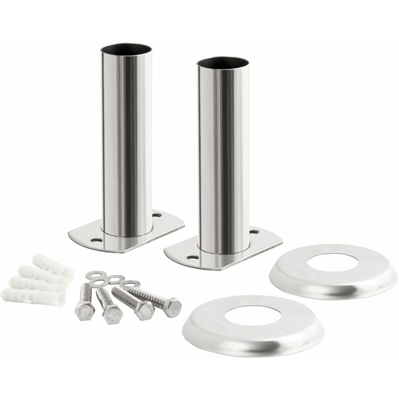 foto del prodotto supporto per scala da piscina in acciaio inox 40 mm set di flange per scala da piscina zelsius