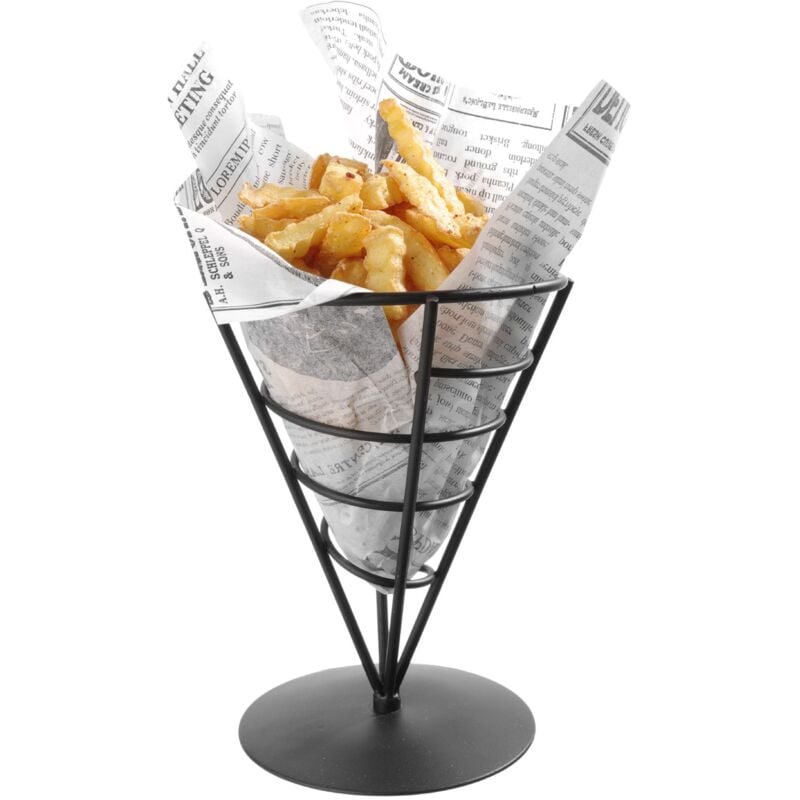foto del prodotto supporto per servire patatine fritte per 1 sacchetto, diametro 115x172 mm hendi 630938