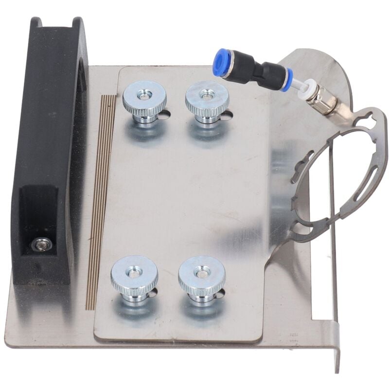 foto del prodotto supporto per smerigliatrice angolare per piastrelle, taglio smussato a 45 gradi, supporto regolabile in acciaio inossidabile, pietra ceramica