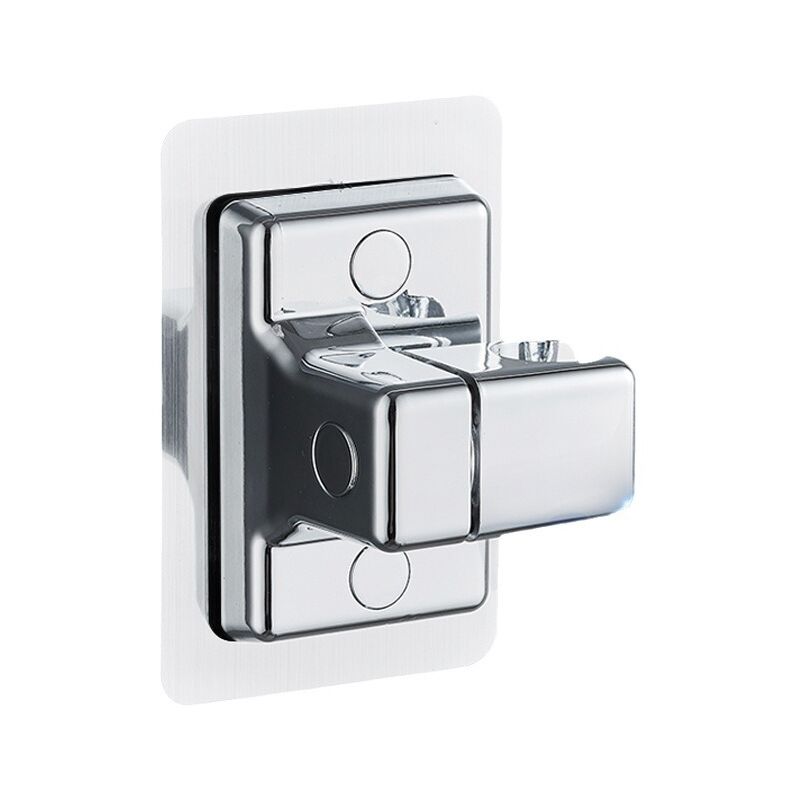 foto del prodotto supporto per soffione doccia portatile, montaggio a parete, supporto doccia adesivo resistente regolabile per bagno, staffa di montaggio a parete
