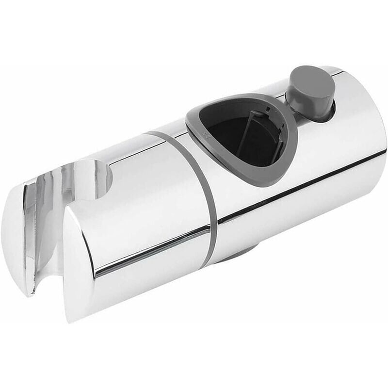 foto del prodotto supporto per soffione doccia regolabile da 23 mm per barra di scorrimento, morsetto di ricambio per bagno, supporto per spruzzatore girevole a 360