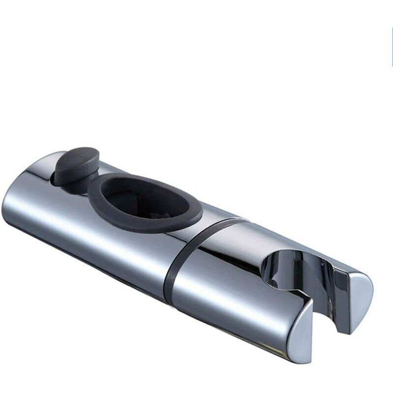foto del prodotto supporto per soffione doccia supporto per doccia cromato in abs clip su barra doccia supporto per doccetta con rotazione di 360 per bagno ovale,s
