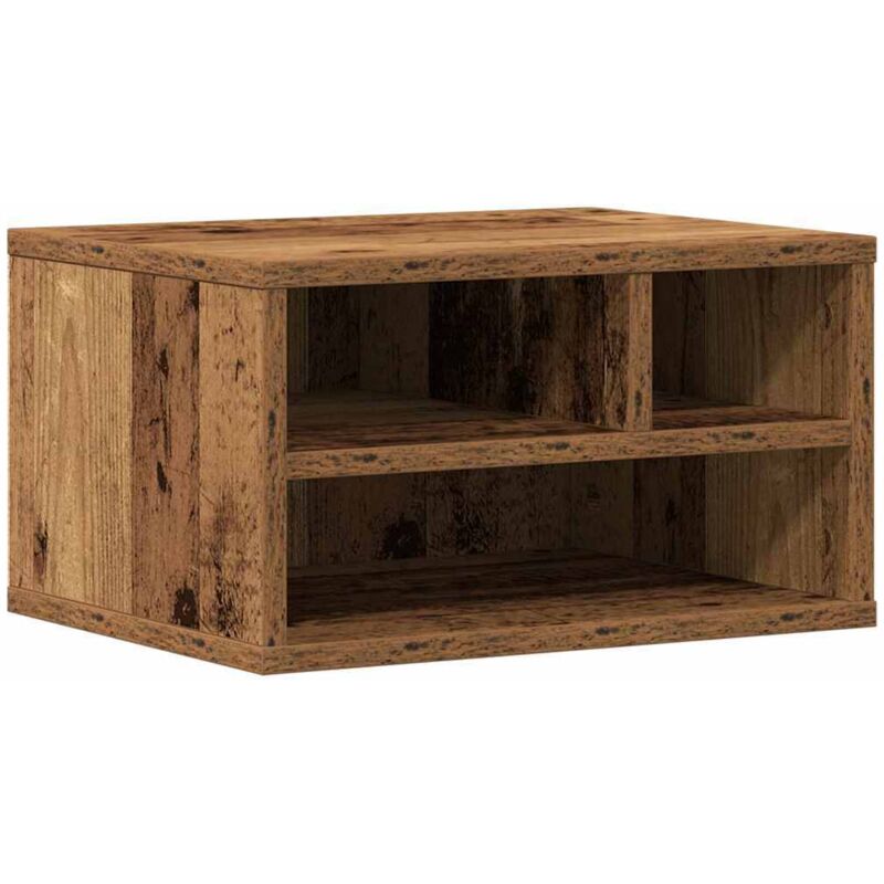 foto del prodotto supporto per stampante legno vecchio 40 x 32 x 22.5 cm - vidaxl