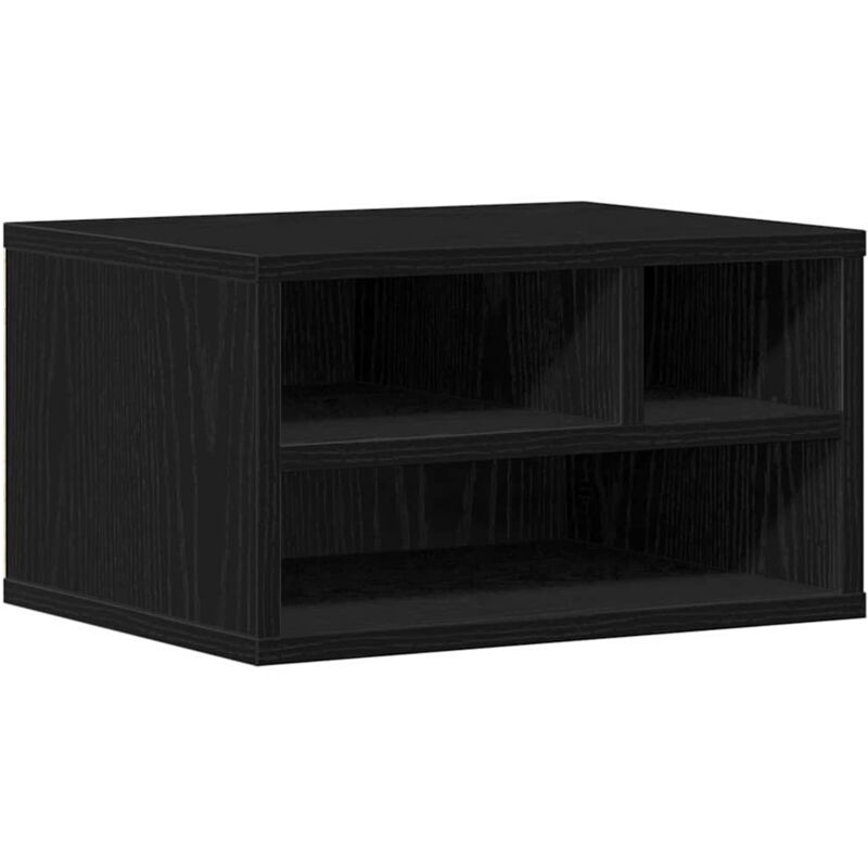 foto del prodotto supporto per stampante rovere nero 40 x 32 x 22.5 cm - vidaxl