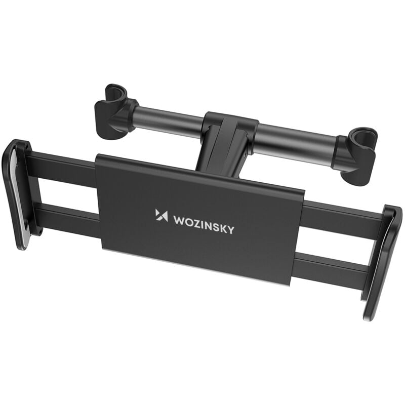foto del prodotto supporto per tablet da auto per poggiatesta con gancio, nero, 2 in 1