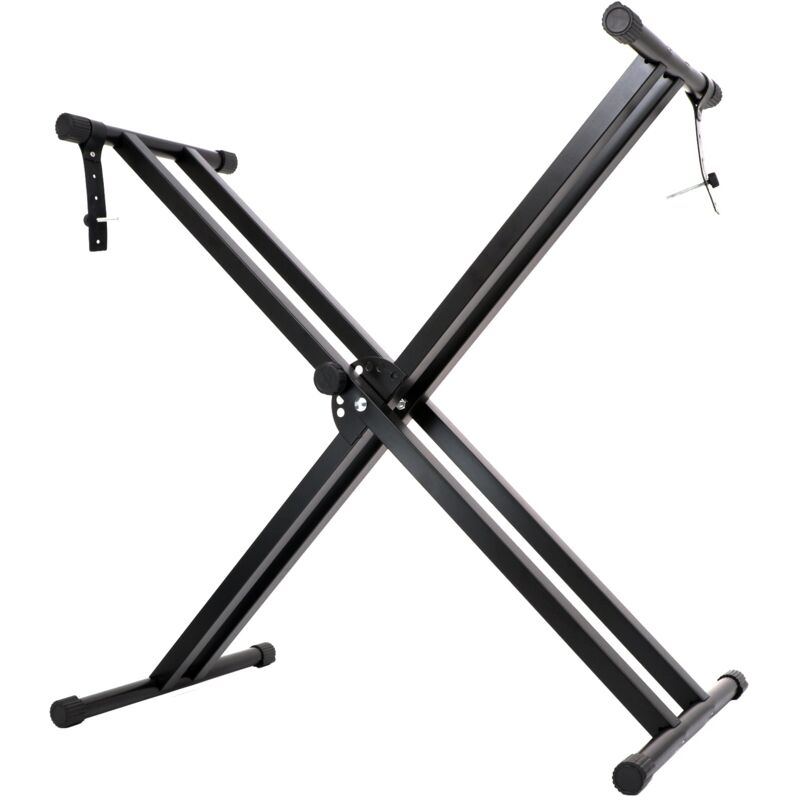 foto del prodotto supporto per tastiera di pianoforte - supporto per musica in stile x portatile, regolabile e resistente per bambini e adulti - supporto da tavolo