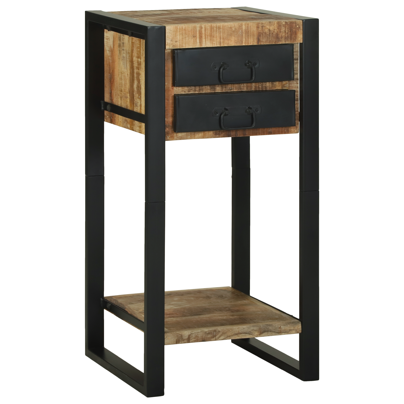foto del prodotto supporto per telefono 40x40x80 cm legno massello di mango grezzo
