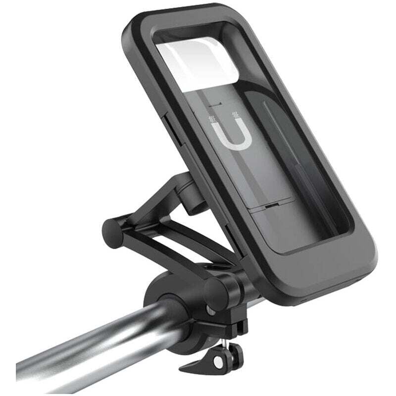 foto del prodotto supporto per telefono antifurto impermeabile per moto supporto per telefono da bici con sfera in alluminio da 1 pollice e rotazione di 720 per