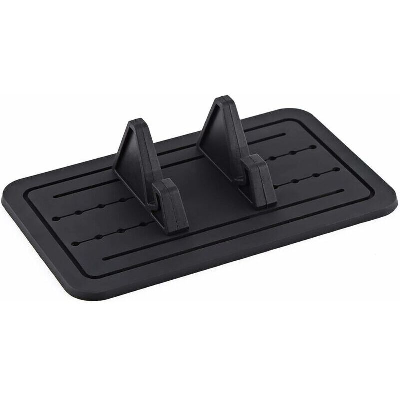 foto del prodotto supporto per telefono da auto in silicone antiscivolo supporto per smartphone da auto supporto per telefono cellulare per telefoni cellulari fino a 7