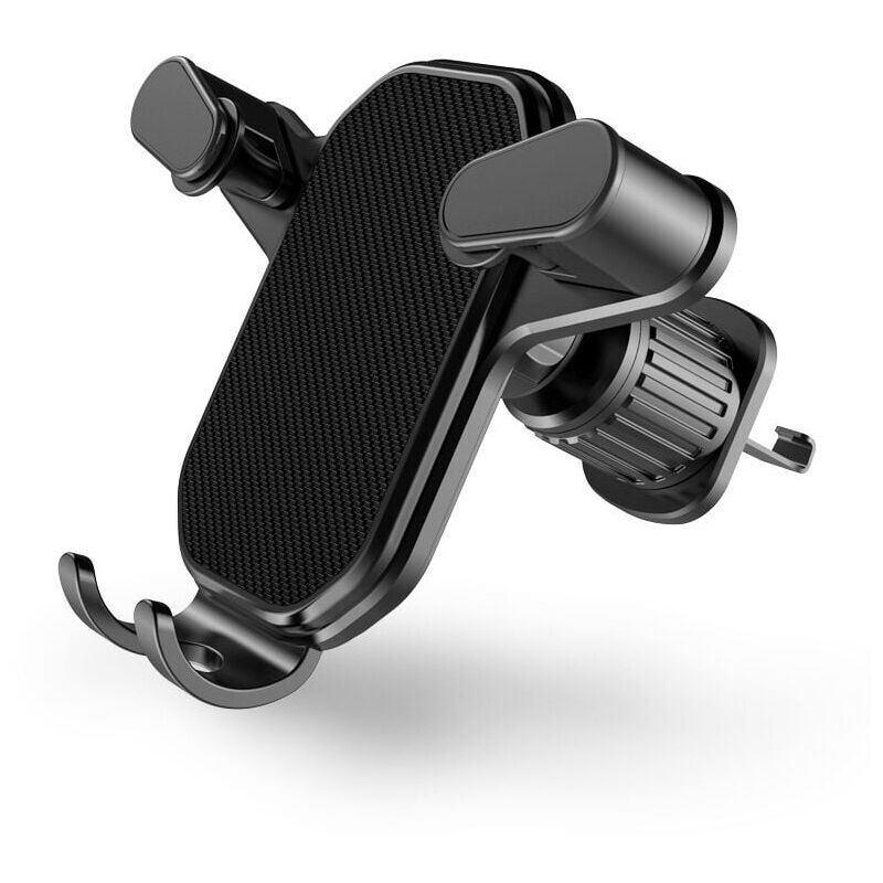 foto del prodotto supporto per telefono da auto, morsetto brevettato 2022 e stabilit migliorata la porta del telefono da auto fissata saldamente alla bocchetta