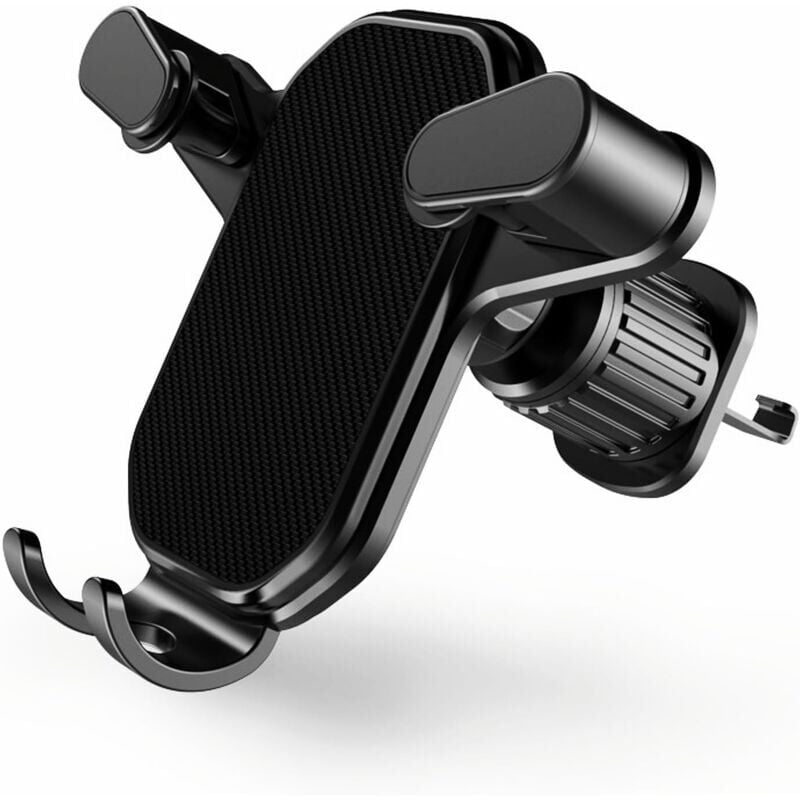 foto del prodotto supporto per telefono da auto, super stabile, gancio migliorato per le bocchette dell aria, supporto per telefono da auto, sistema vivavoce, adatto