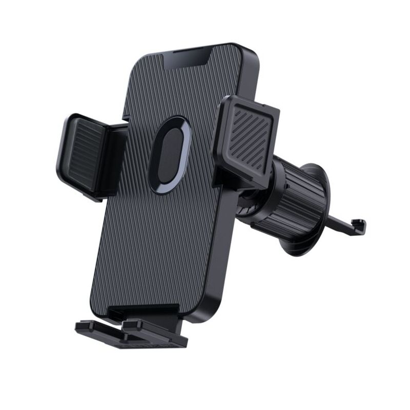foto del prodotto supporto per telefono da auto, supporto gps per bocchette dell aria girevole a 360 gradi, per iphone e android nero 