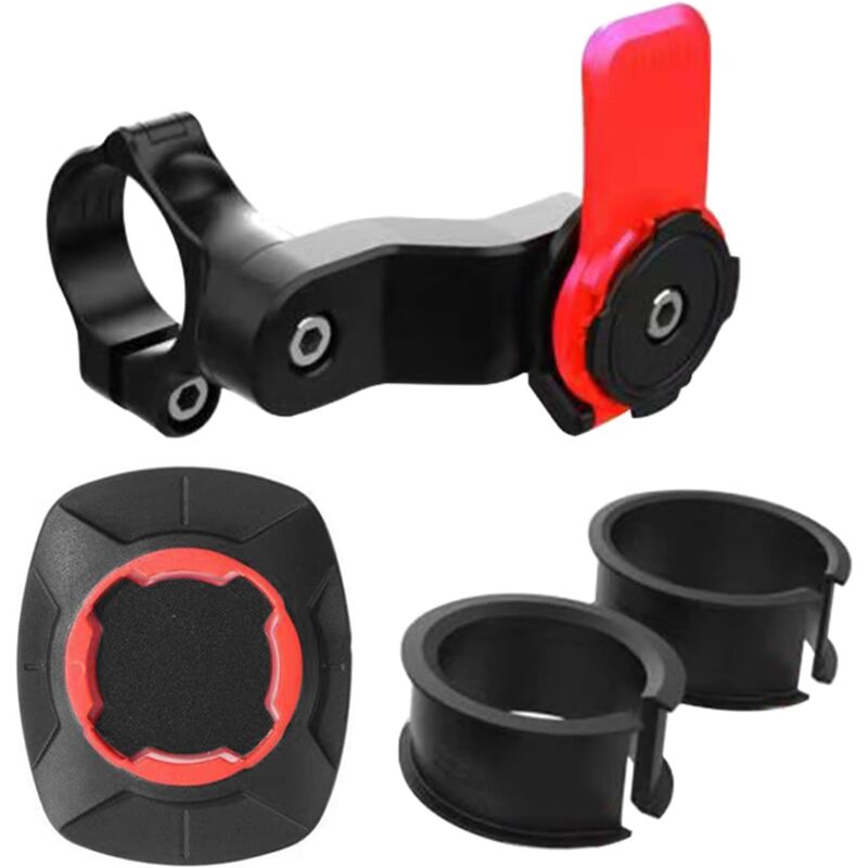 foto del prodotto supporto per telefono da bicicletta, supporto per manubrio per moto con smorzamento delle vibrazioni, universale per smartphone da 4,7 7,2 