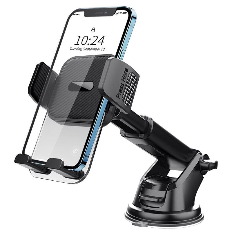 foto del prodotto supporto per telefono per auto, supporto per telefono per auto da cruscotto aggiornato al 2024 ventosa ultra resistente , rotazione a 360 e