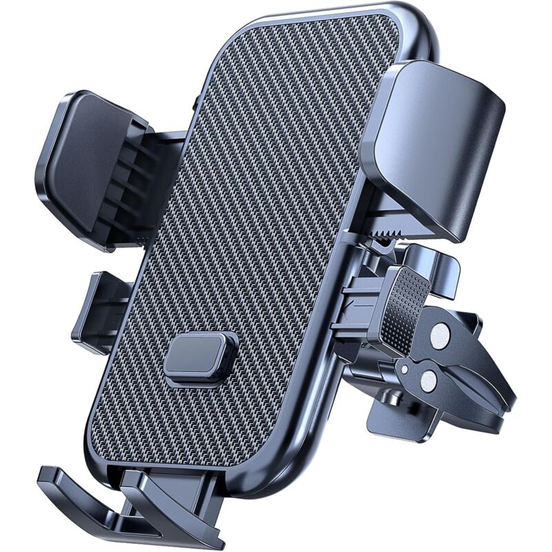 foto del prodotto supporto per telefono per bocchetta dell aria per auto, supporto per telefono per auto con rotazione a 360 , compatibile con tutte le serie iphone e