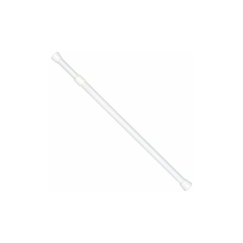 foto del prodotto supporto per tende estensibile automatico 8 20 32 bianco 2 pezzi 