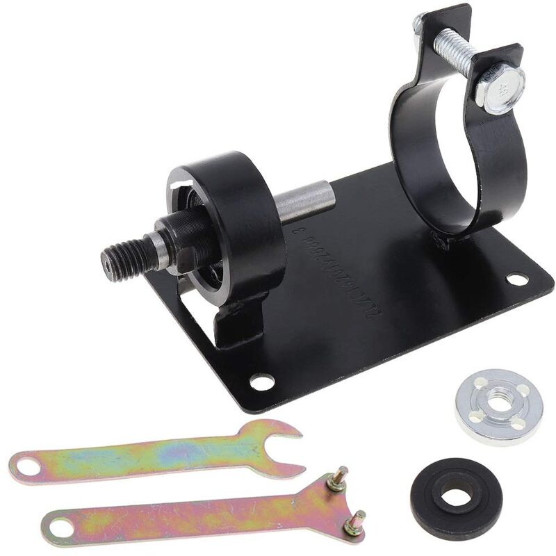 foto del prodotto supporto per trapano elettrico da 10 mm, supporto per lucidatura e rettifica, con 2 chiavi e 2 guarnizioni per lucidatura rettifica taglio