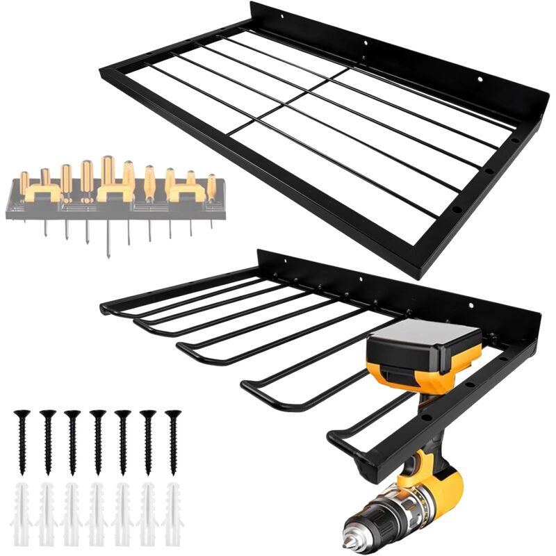 foto del prodotto supporto per utensili elettrici a parete, supporto per utensili a parete, supporto per utensili elettrici, organizer per utensili elettrici, supporto