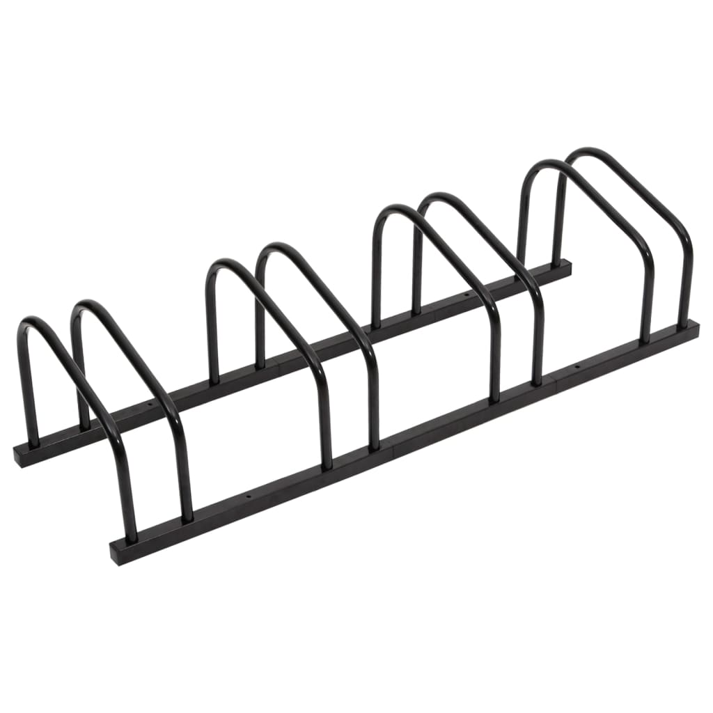 foto del prodotto supporto portabici per 4 bici in acciaio zincato nero 02 0004585